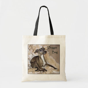 Italiaanse Greyhound Doggie Bag Tote Bag