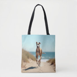Italiaanse Greyhound Elegante Schouder Canvas tas