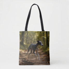 Italiaanse Greyhound Elegante Schouder Canvas tas