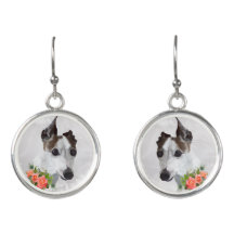 Italiaanse Greyhound en Flowers