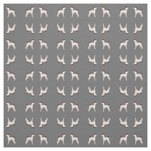 Italiaanse Greyhound Fabric Stof (Swatch)