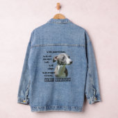 Italiaanse Greyhound FAQ T-shirt Denim Jacket (Hangar)