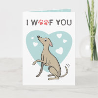 Italiaanse Greyhound Fawn Iggy Cute Cartoon Dog Lo