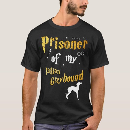 Italiaanse Greyhound Greyhound T-shirt (Voorkant)
