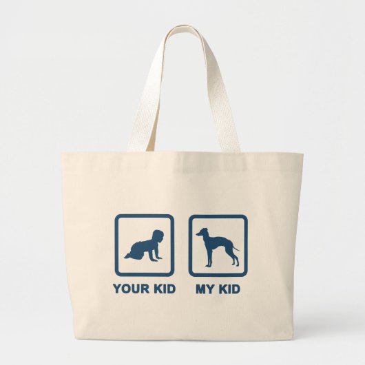 Italiaanse Greyhound Grote Tote Bag (Voorkant)