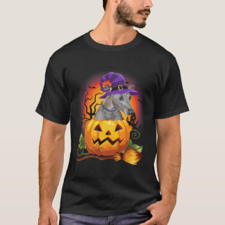 Italiaanse Greyhound Heks Pompoen Halloween- Hond  T-shirt