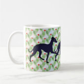 Italiaanse Greyhound High Stepper Kerstmis Koffiemok (Links)