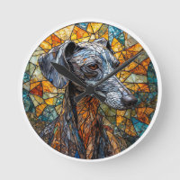 Italiaanse Greyhound hond Gebrandschilderde Kunst