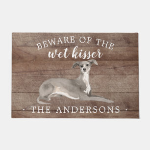 Italiaanse Greyhound Hond Gepersonaliseerde Deurma Deurmat