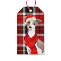 Italiaanse Greyhound Hond Kerstmis Plaid