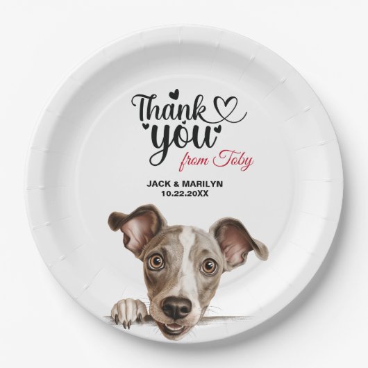 Italiaanse Greyhound-hond Papieren Bordje (Voorkant)