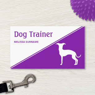 Italiaanse Greyhound honden trainer in elke kleur Visitekaartje