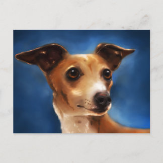 Italiaanse Greyhound Hondenkunst - Magnifico Briefkaart