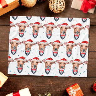 Italiaanse Greyhound-hondenras Kerstmis Fleece Deken