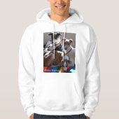 Italiaanse Greyhound Hoodie (Voorkant)