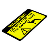 Italiaanse Greyhound Humoristische Guard Hond Waar Magneet (Linkerzijde)