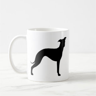 Italiaanse Greyhound Iggy Dog Silhouettes Koffiemok