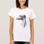 Italiaanse Greyhound Iggy Portrait Hondenliefhebbe T-shirt (Voorkant)