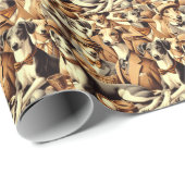  Italiaanse Greyhound Illustratie Cadeaupapier (Rol Hoek)