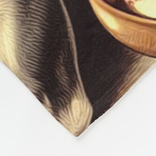  Italiaanse Greyhound Illustratie Fleece Deken (Hoek)