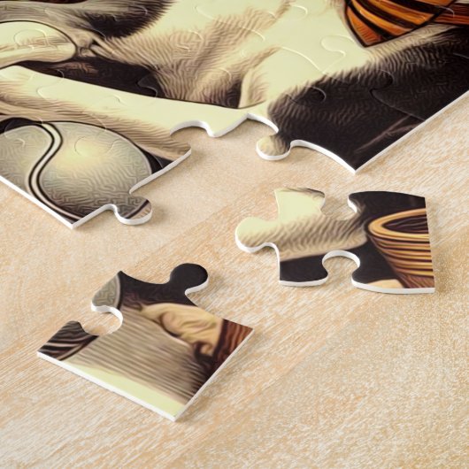  Italiaanse Greyhound Illustratie Legpuzzel (Zijkant)