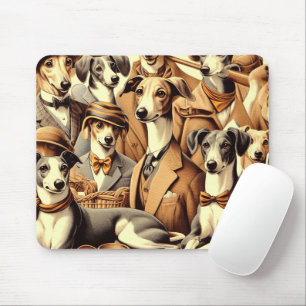 Italiaanse Greyhound Illustratie Muismat