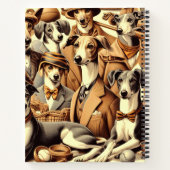 Italiaanse Greyhound Illustratie Notitieboek (Achterkant)