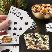 Italiaanse Greyhound Illustratie Pokerkaarten (Insitu)