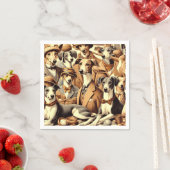  Italiaanse Greyhound Illustratie Servet (Insitu)