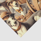 Italiaanse Greyhound Illustratie Tissuepapier (Detail)