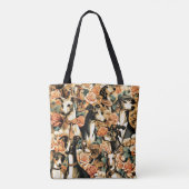  Italiaanse Greyhound Illustratie Tote Bag (Achterkant)