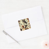  Italiaanse Greyhound Illustratie Vierkante Sticker (Envelop)