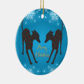 Italiaanse Greyhound Keramisch Ornament (Rechts)