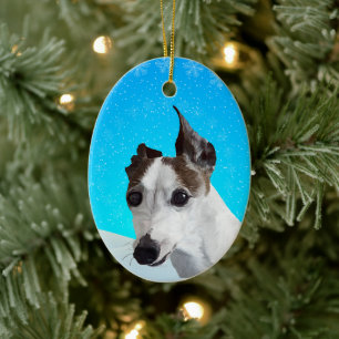 Italiaanse Greyhound Keramisch Ornament
