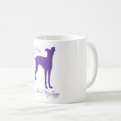 Italiaanse Greyhound Koffiemok (Voorkant rechts)