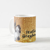 Italiaanse Greyhound Koffiemok (Voorkant links)