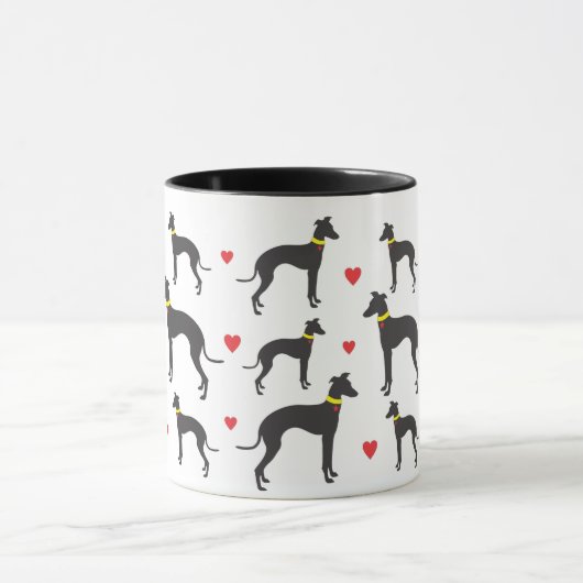 Italiaanse Greyhound Love Mok (Midden)