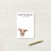 Italiaanse Greyhound Lover Post-it® Notes (Op bureau)
