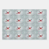 Italiaanse Greyhound Merry Kerstmis Inpakpapier Vel (Voorkant 2)