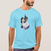 Italiaanse Greyhound met kraag T-shirt (Voorkant)