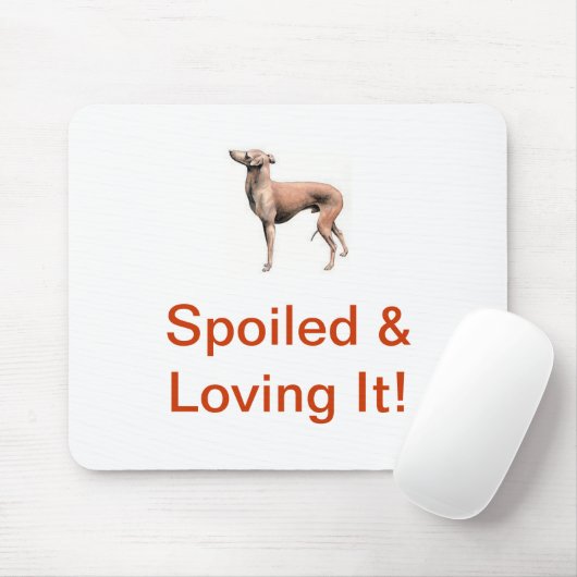 Italiaanse Greyhound Muismat (Met muis)
