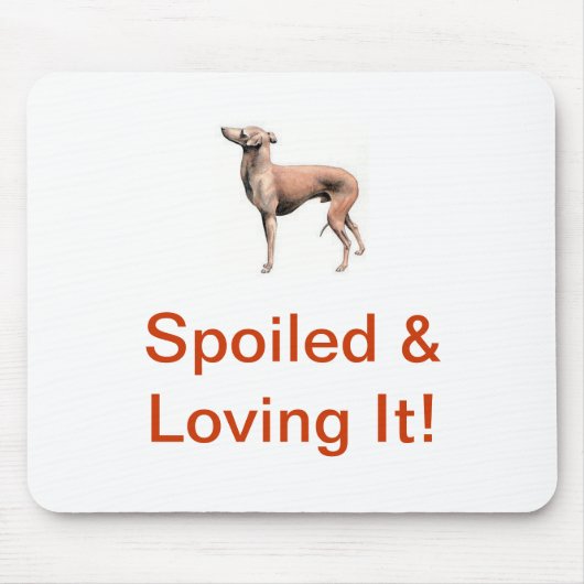 Italiaanse Greyhound Muismat (Voorkant)
