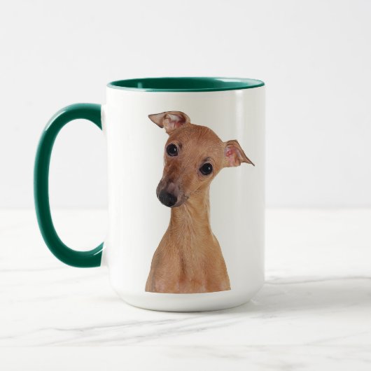 Italiaanse Greyhound Personalized Mug Mok (Links)
