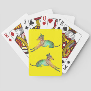 Italiaanse Greyhound Pokerkaarten