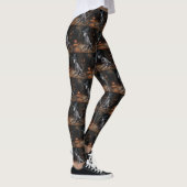 Italiaanse Greyhound pompoenen Halloween eng Leggings (Rechts)
