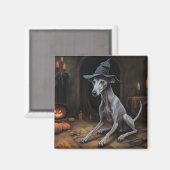 Italiaanse Greyhound pompoenen Halloween eng Magneet (Voorkant / Achterkant)