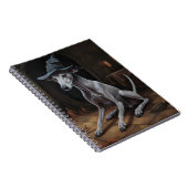 Italiaanse Greyhound pompoenen Halloween eng Notitieboek (Rechterzijde)