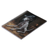 Italiaanse Greyhound pompoenen Halloween eng Notitieboek (Linkerzijde)
