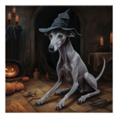 Italiaanse Greyhound pompoenen Halloween eng Perfect Poster (Voorkant)