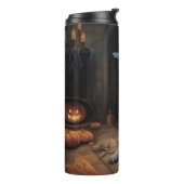 Italiaanse Greyhound pompoenen Halloween eng Thermosbeker (Gedraaid links)